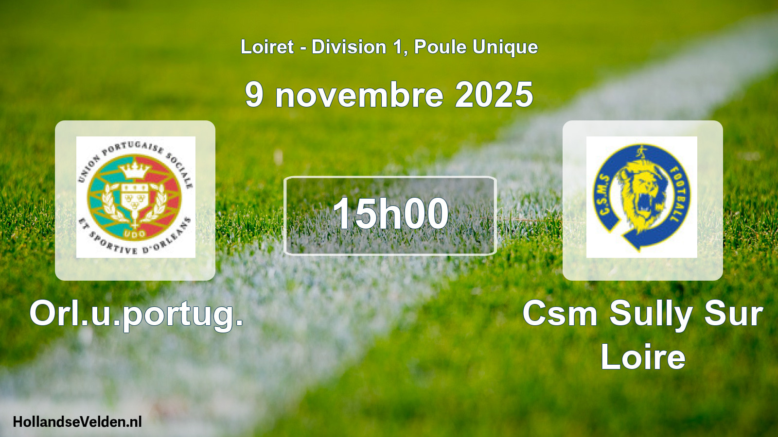 Geplande wedstrijd: Orl.u.portug. - Csm Sully Sur Loire (9 novembre 2025)