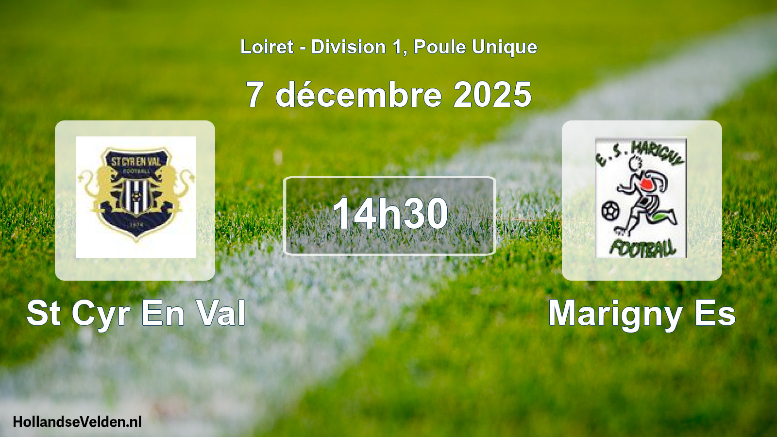 Scheduled Match: St Cyr En Val - Marigny Es (7 December 2025)
