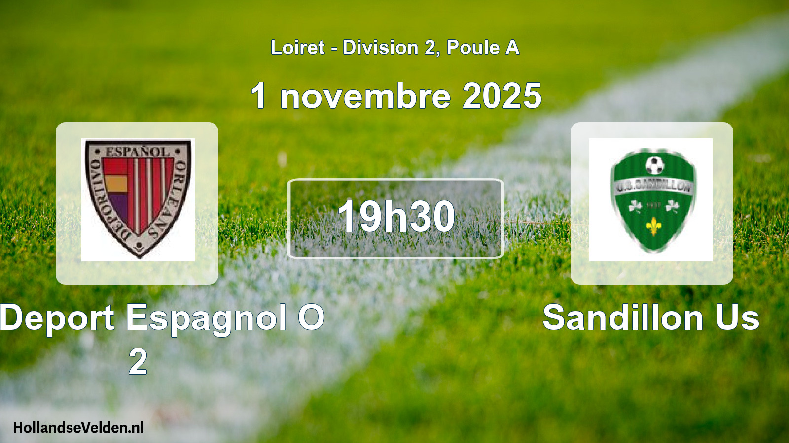 Scheduled Match: C. Deport Espagnol O 2 - Sandillon Us (1 November 2025)
