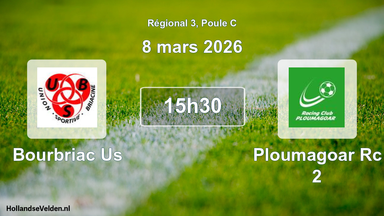 Scheduled Match: Bourbriac Us - Ploumagoar Rc 2 (8 March 2026)