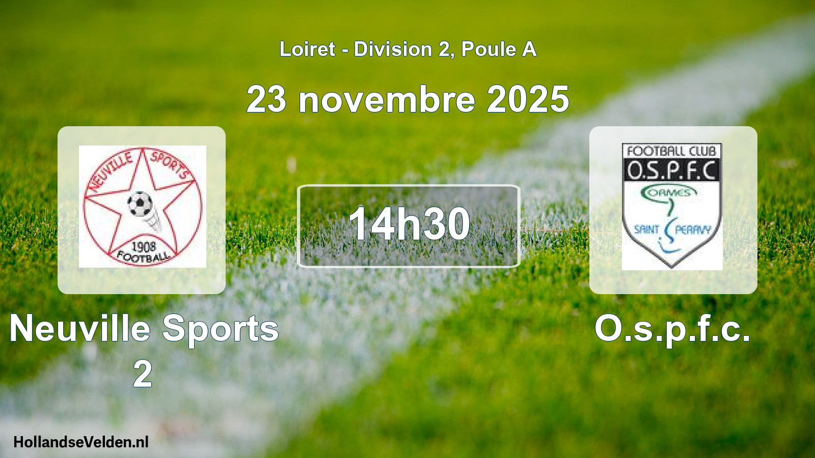 Scheduled Match: Neuville Sports 2 - O.s.p.f.c. (23 November 2025)