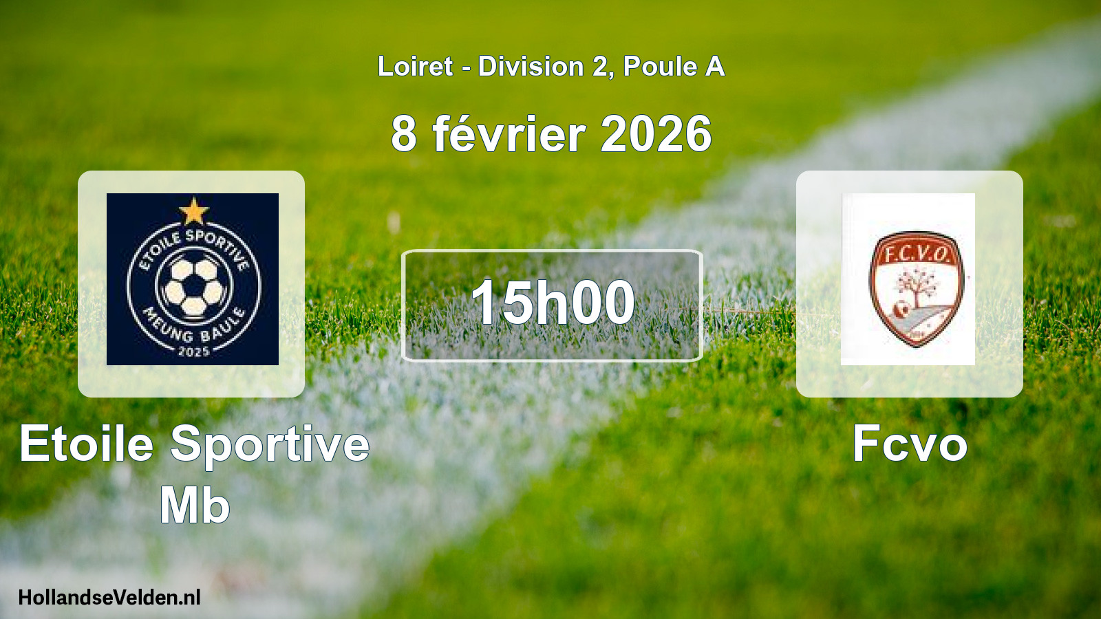 Scheduled Match: Etoile Sportive Mb - Fcvo (8 February 2026)