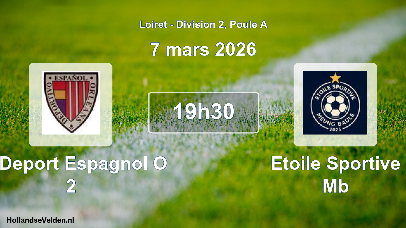 Scheduled Match: C. Deport Espagnol O 2 - Etoile Sportive Mb (7 March 2026)