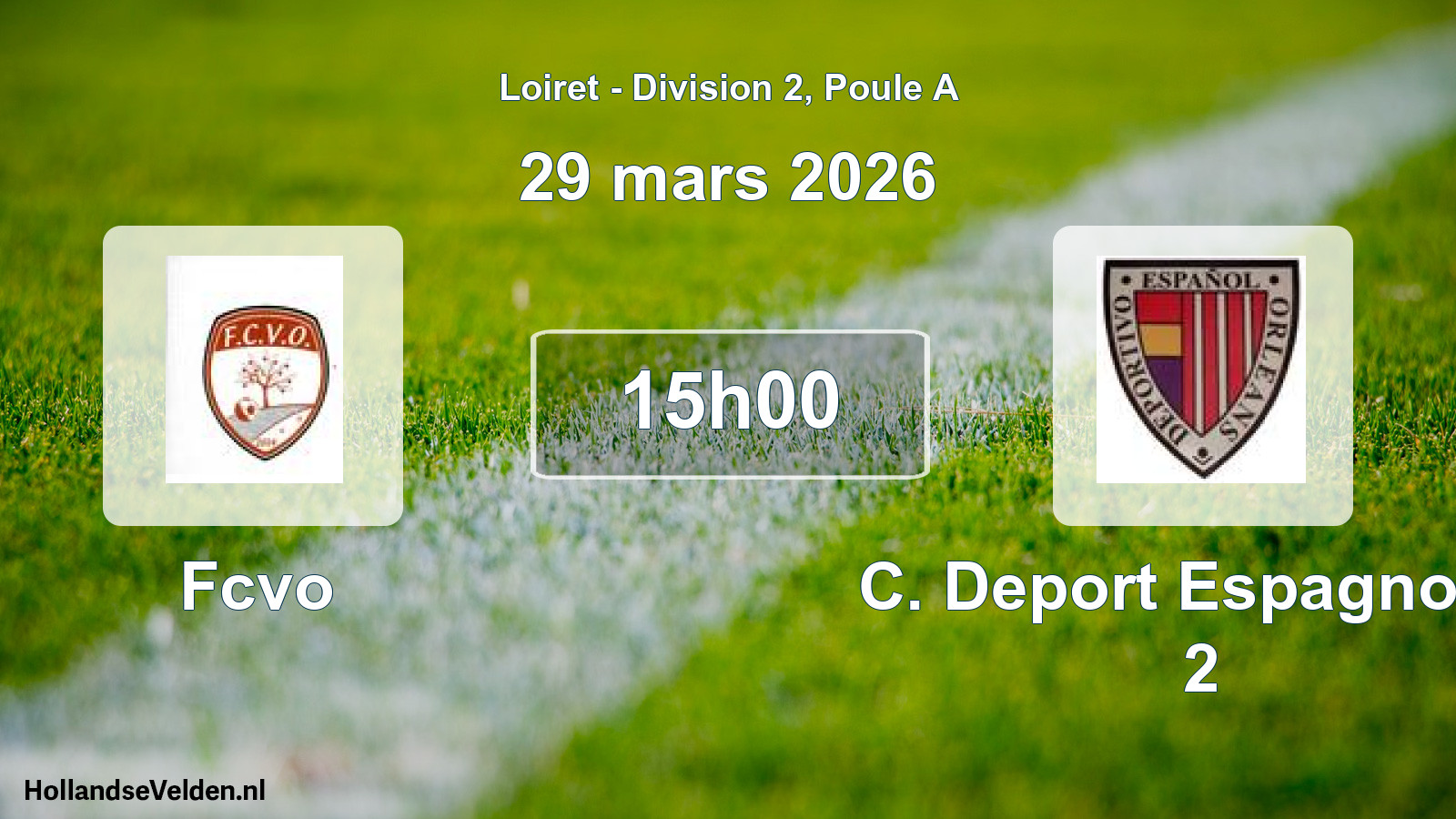 Scheduled Match: Fcvo - C. Deport Espagnol O 2 (29 March 2026)