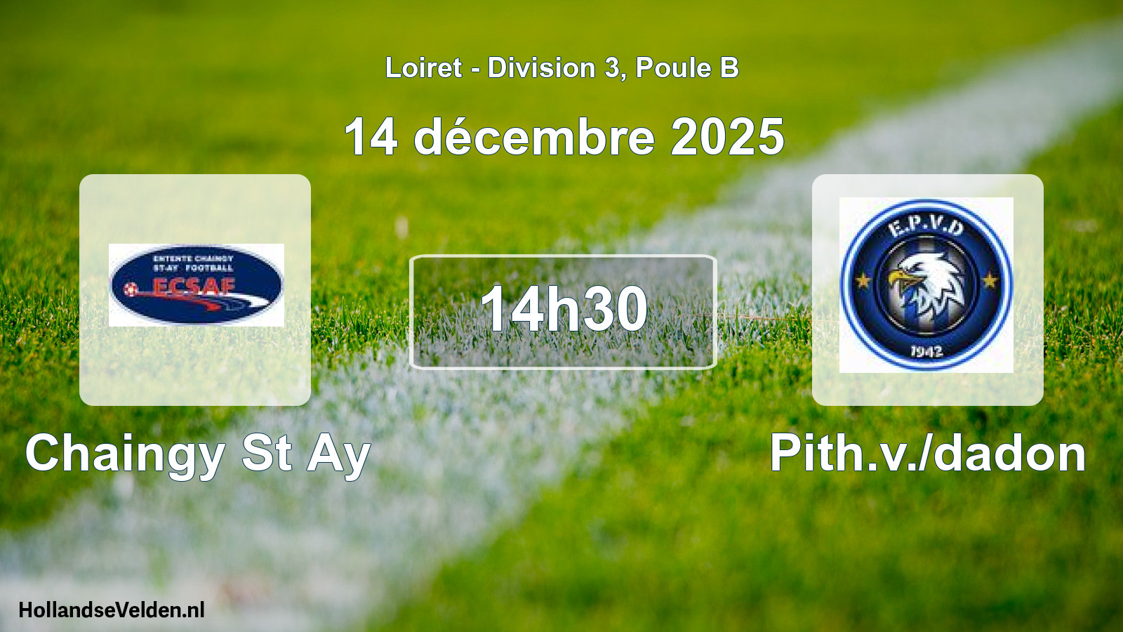 Scheduled Match: Chaingy St Ay - Pith.v./dadon (14 December 2025)