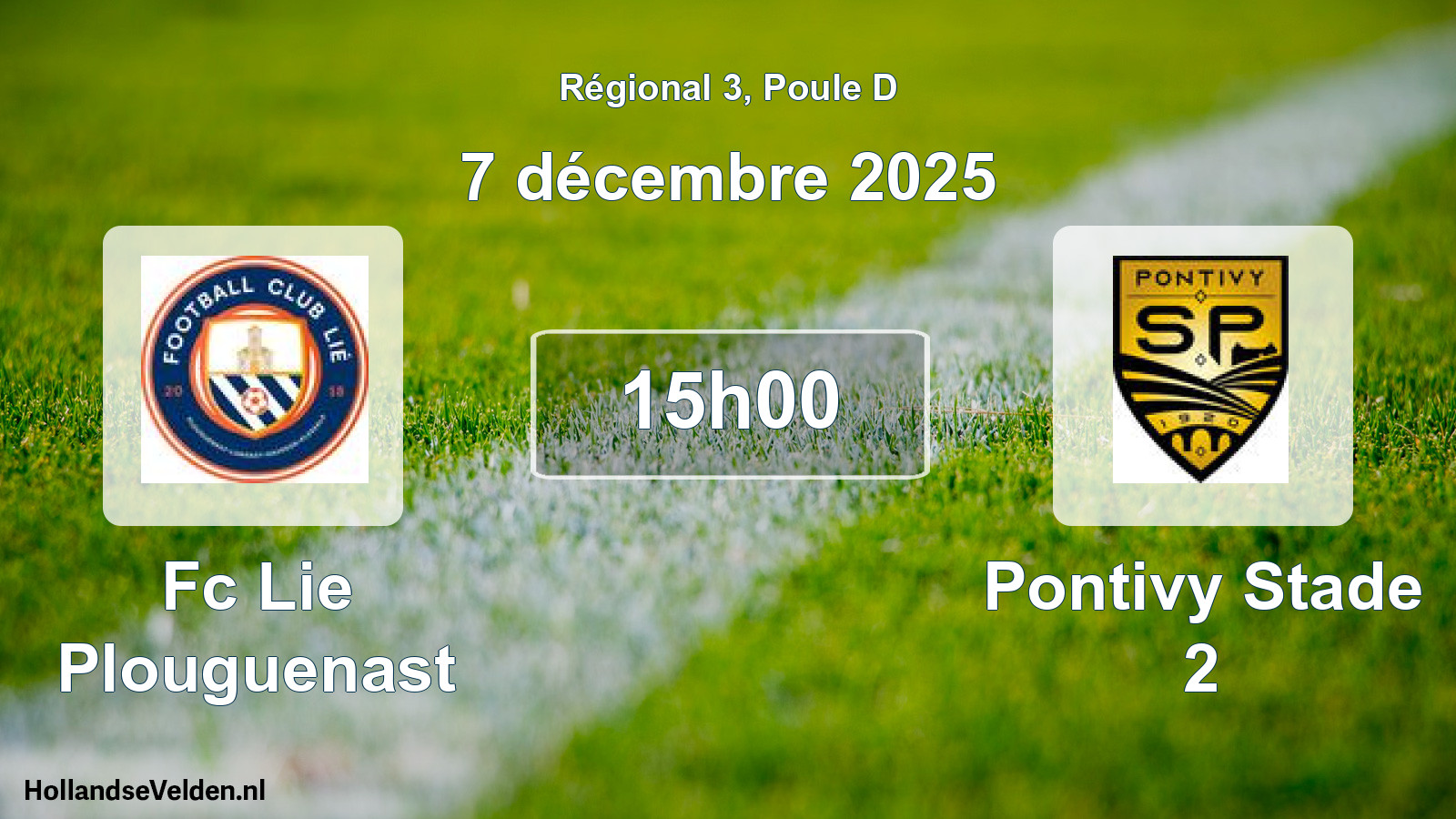 Scheduled Match: Fc Lie Plouguenast - Pontivy Stade 2 (7 December 2025)