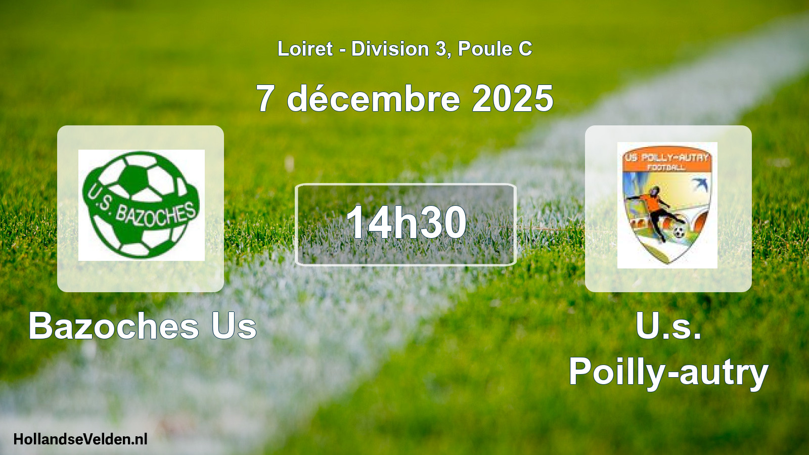 Scheduled Match: Bazoches Us - U.s. Poilly-autry (7 December 2025)