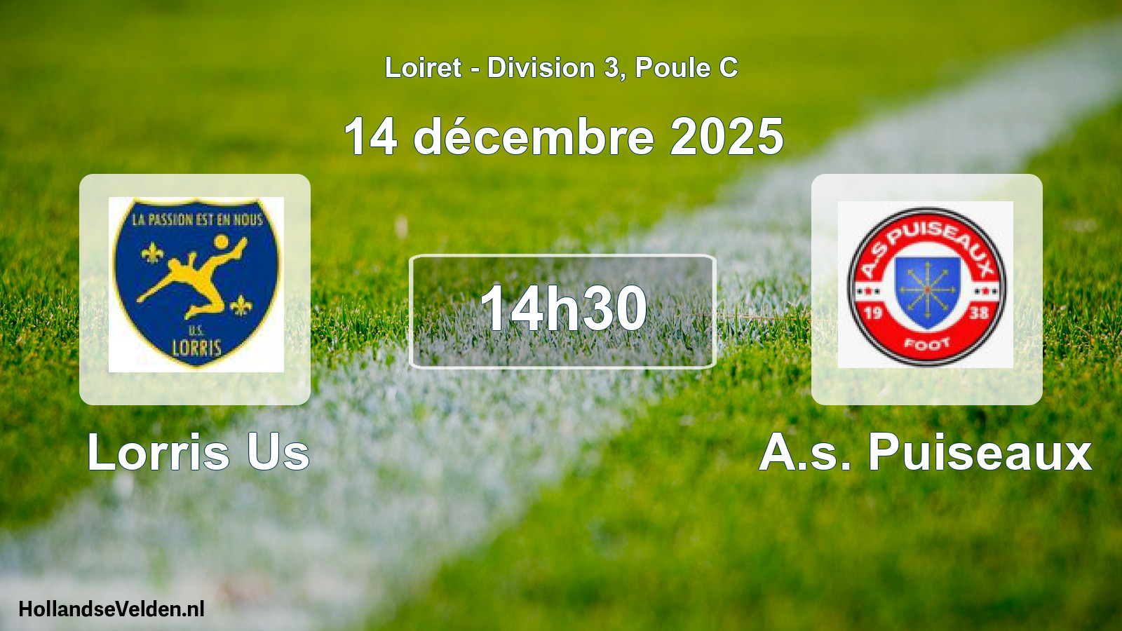 Geplande wedstrijd: Lorris Us - A.s. Puiseaux (14 december 2025)