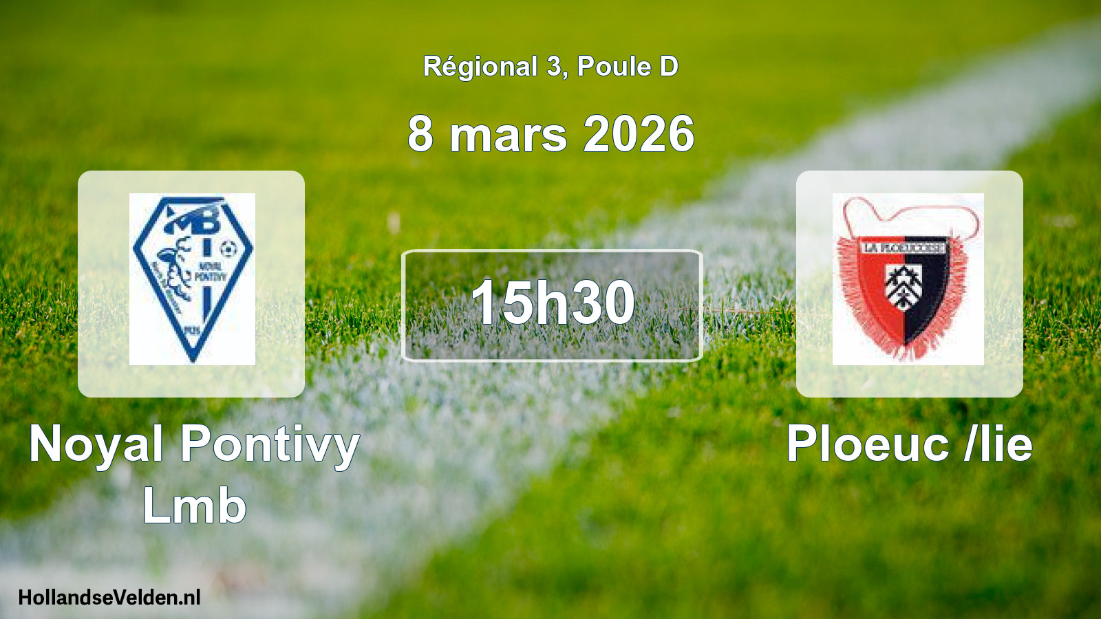 Geplande wedstrijd: Noyal Pontivy Lmb - Ploeuc /lie (8 maart 2026)