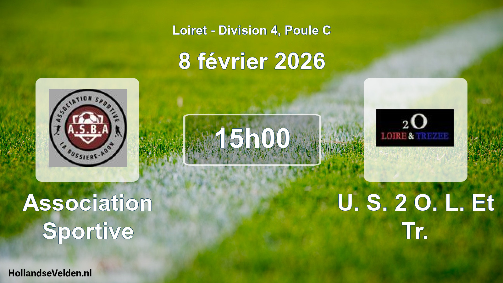 Geplande wedstrijd: Association Sportive - U. S. 2 O. L. Et Tr. (8 februari 2026)