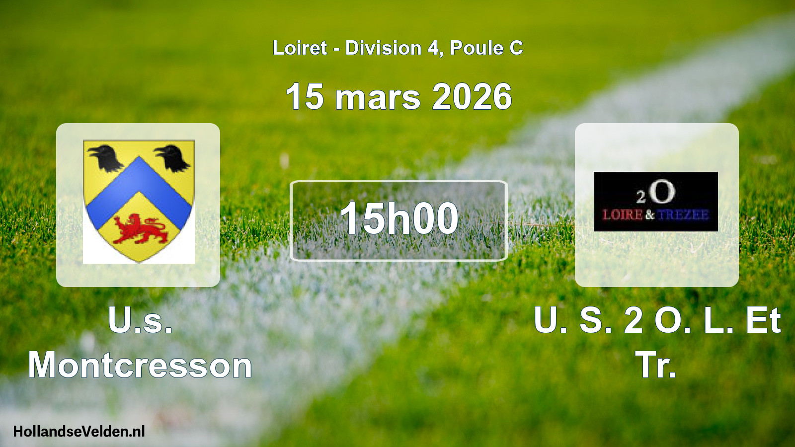 Scheduled Match: U.s. Montcresson - U. S. 2 O. L. Et Tr. (15 March 2026)