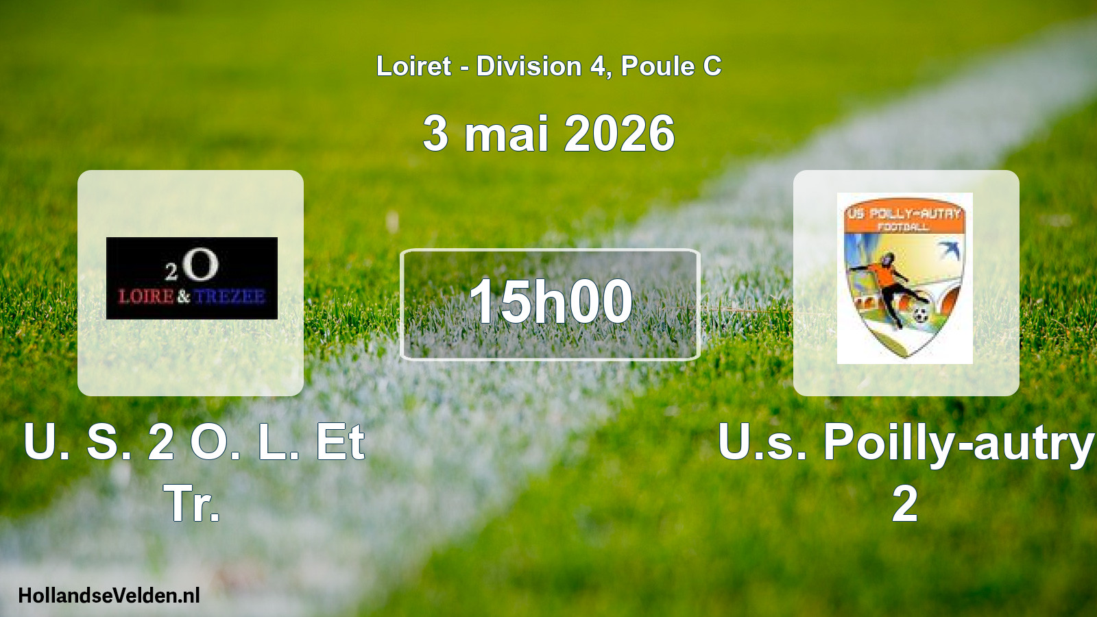 Scheduled Match: U. S. 2 O. L. Et Tr. - U.s. Poilly-autry 2 (3 May 2026)
