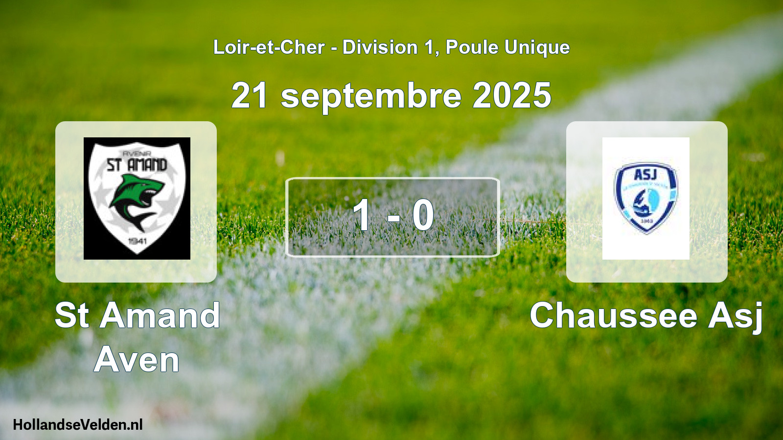 Gespeelde wedstrijd: St Amand Aven - Chaussee Asj 1 - 0 (21 september 2025)