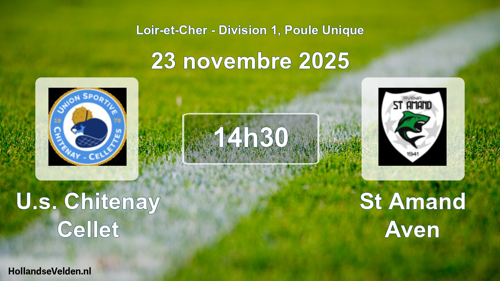 Geplande wedstrijd: U.s. Chitenay Cellet - St Amand Aven (23 november 2025)