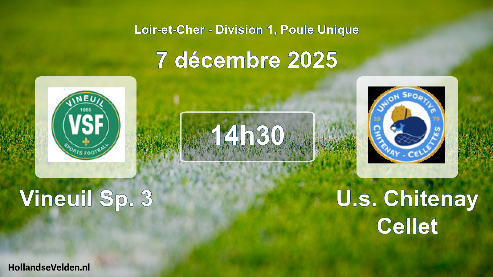 Scheduled Match: Vineuil Sp. 3 - U.s. Chitenay Cellet (7 December 2025)