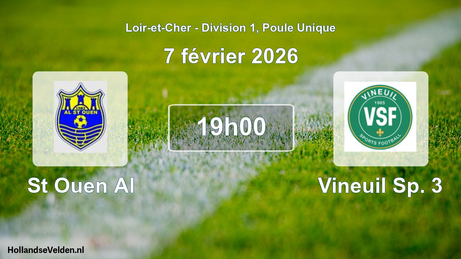 Scheduled Match: St Ouen Al - Vineuil Sp. 3 (7 February 2026)