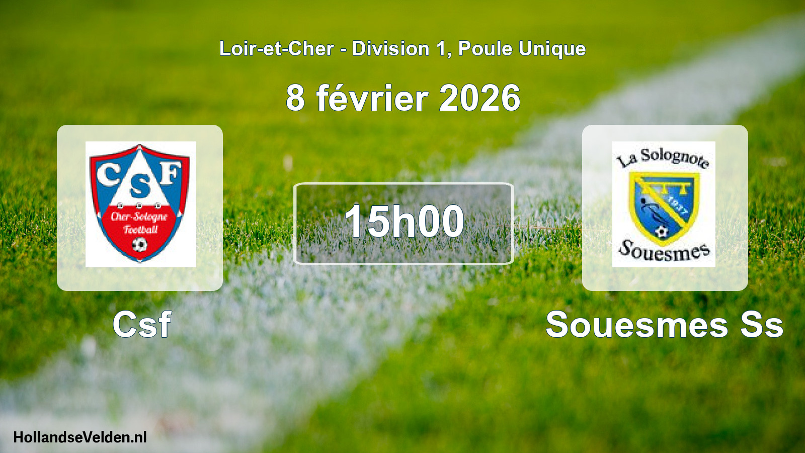 Geplande wedstrijd: Csf - Souesmes Ss (8 février 2026)