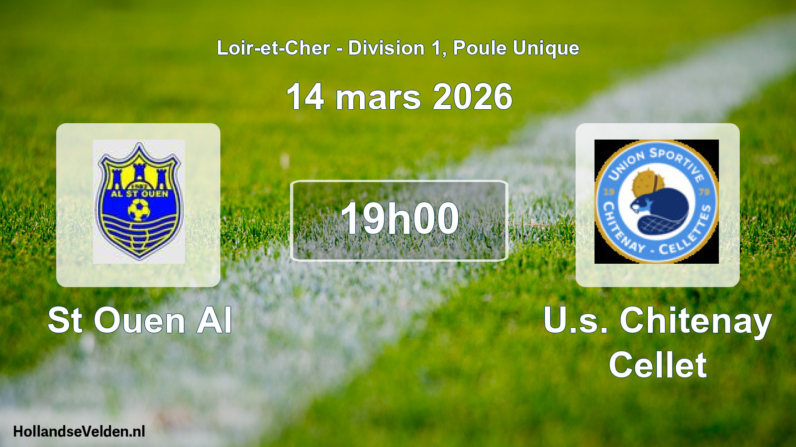 Geplande wedstrijd: St Ouen Al - U.s. Chitenay Cellet (14 mars 2026)