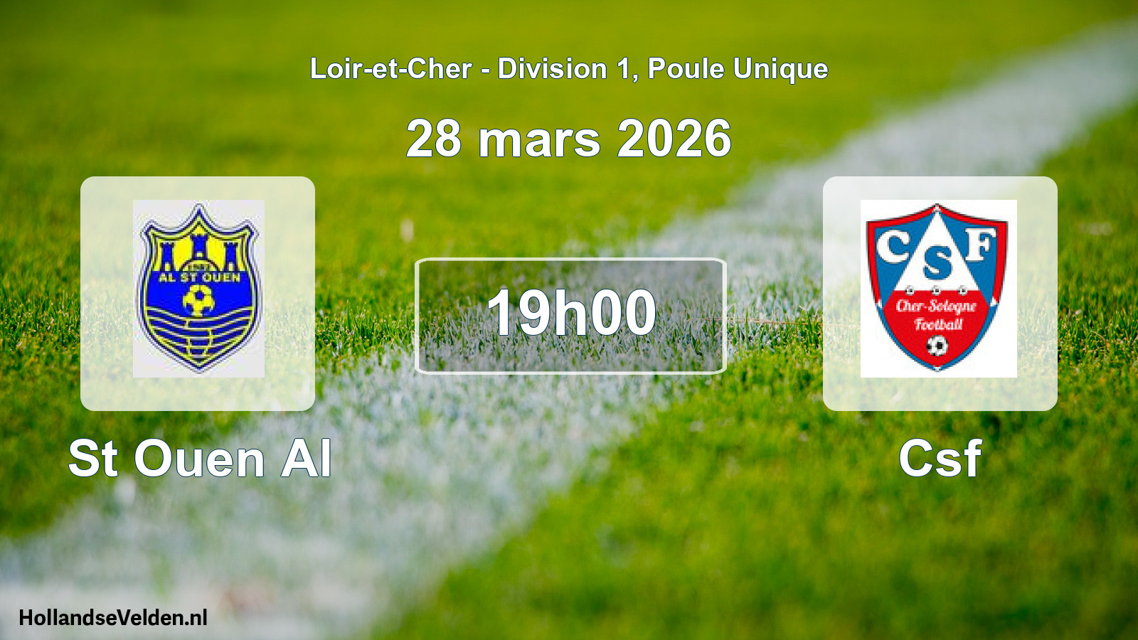 Scheduled Match: St Ouen Al - Csf (28 March 2026)