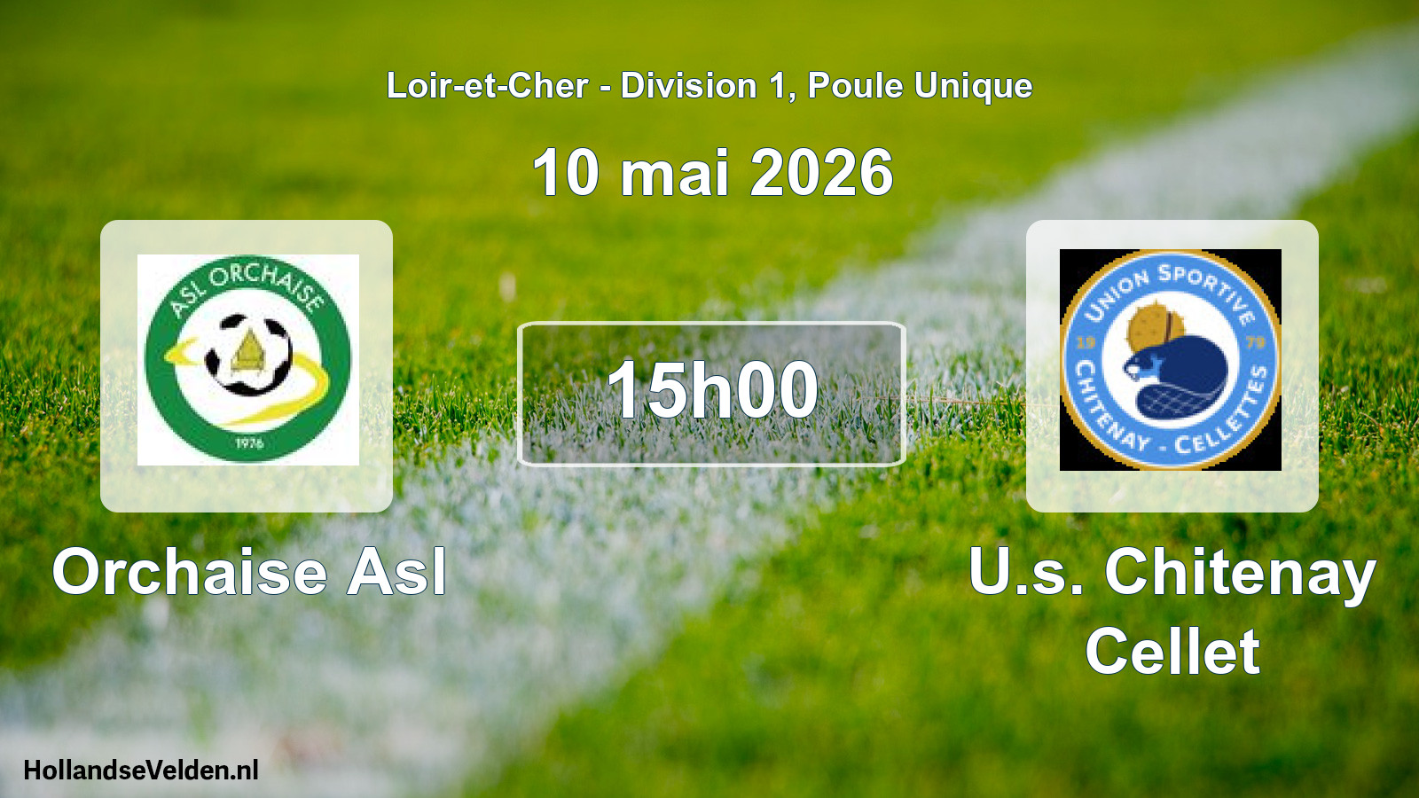 Scheduled Match: Orchaise Asl - U.s. Chitenay Cellet (10 May 2026)