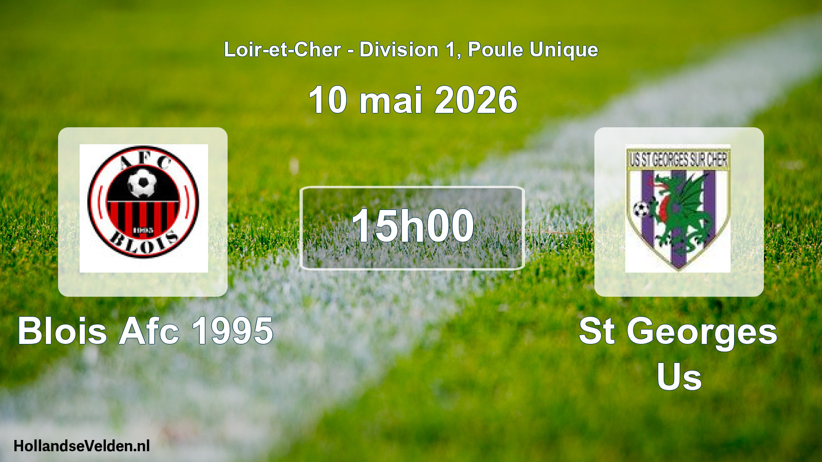 Scheduled Match: Blois Afc 1995 - St Georges Us (10 May 2026)