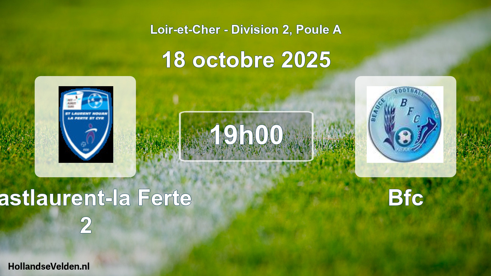 Geplande wedstrijd: Castlaurent-la Ferte 2 - Bfc (18 octobre 2025)