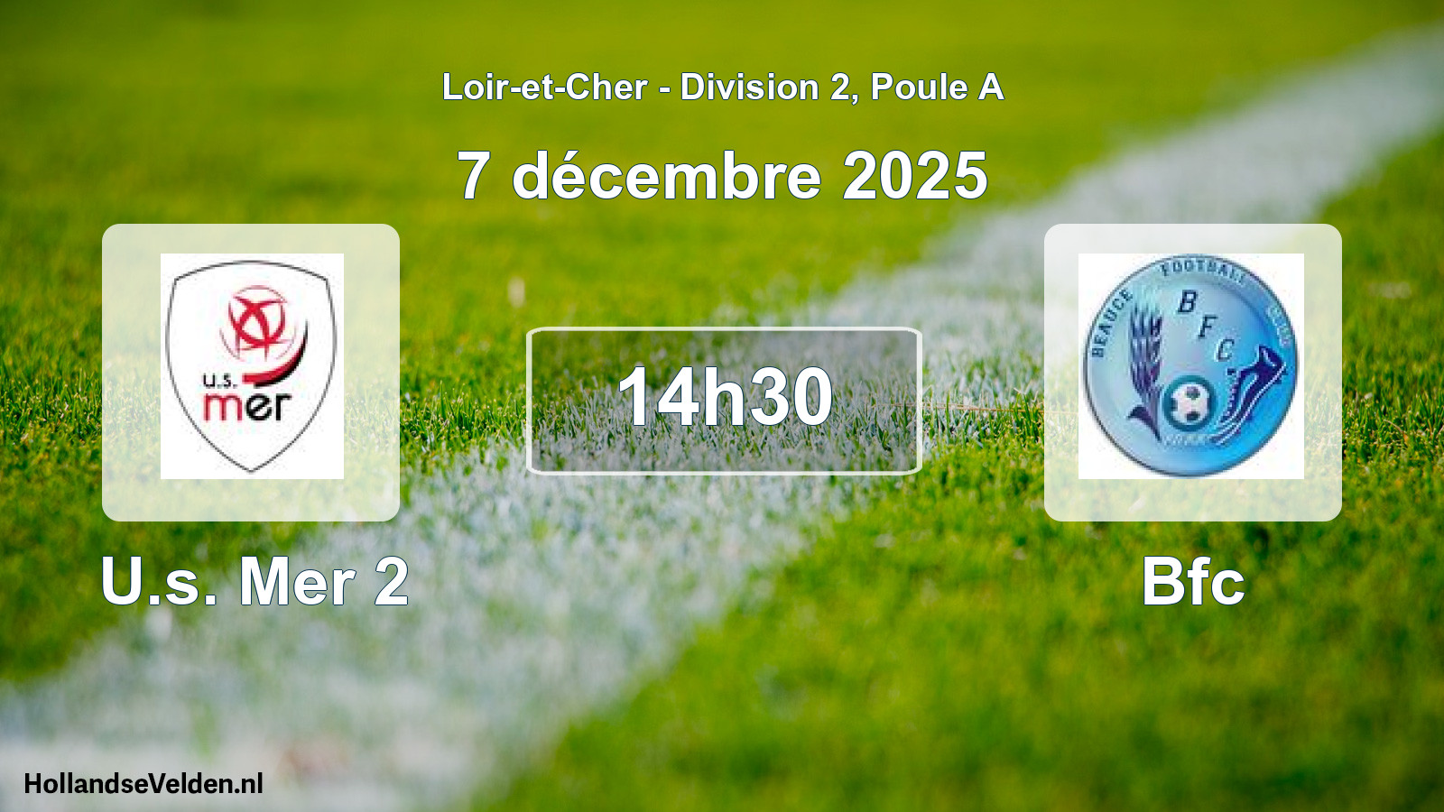 Geplande wedstrijd: U.s. Mer 2 - Bfc (7 décembre 2025)