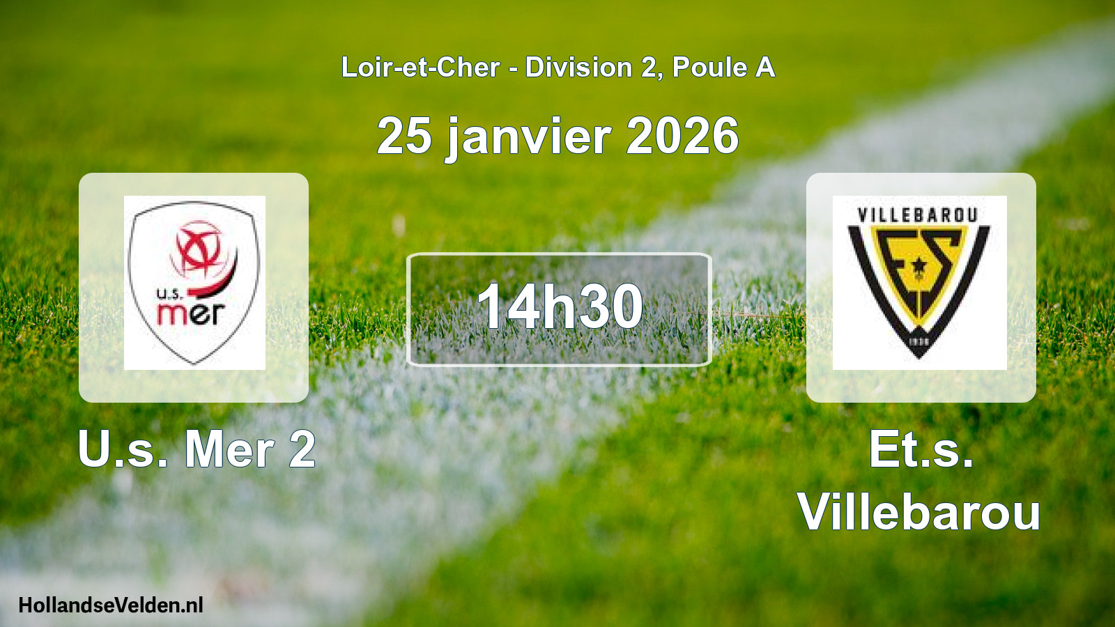 Scheduled Match: U.s. Mer 2 - Et.s. Villebarou (25 January 2026)