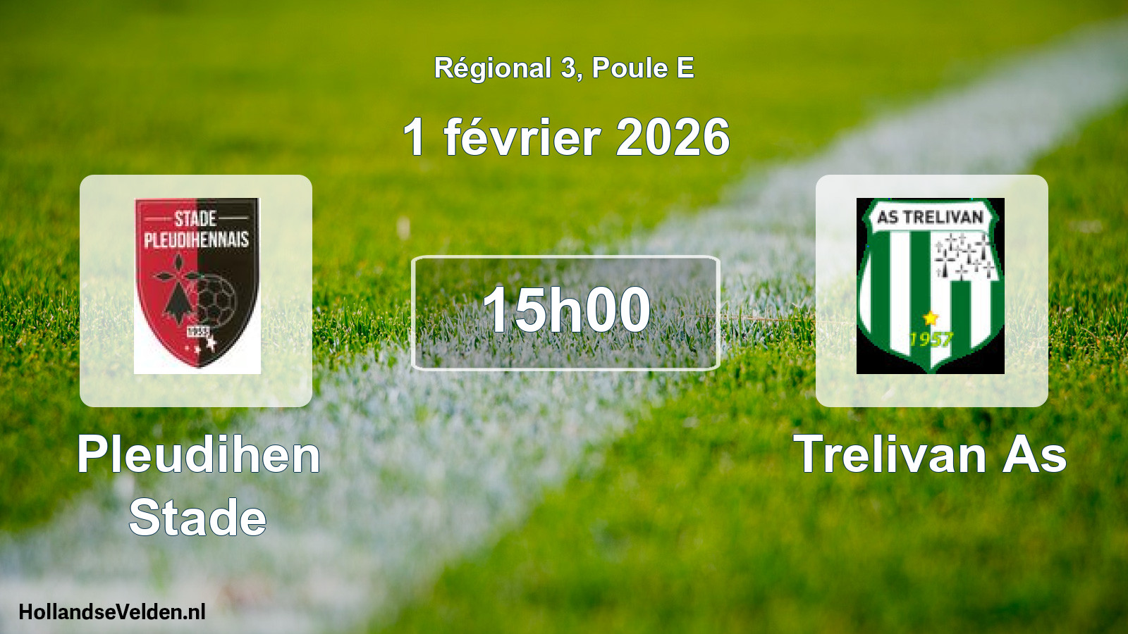 Scheduled Match: Pleudihen Stade - Trelivan As (1 February 2026)