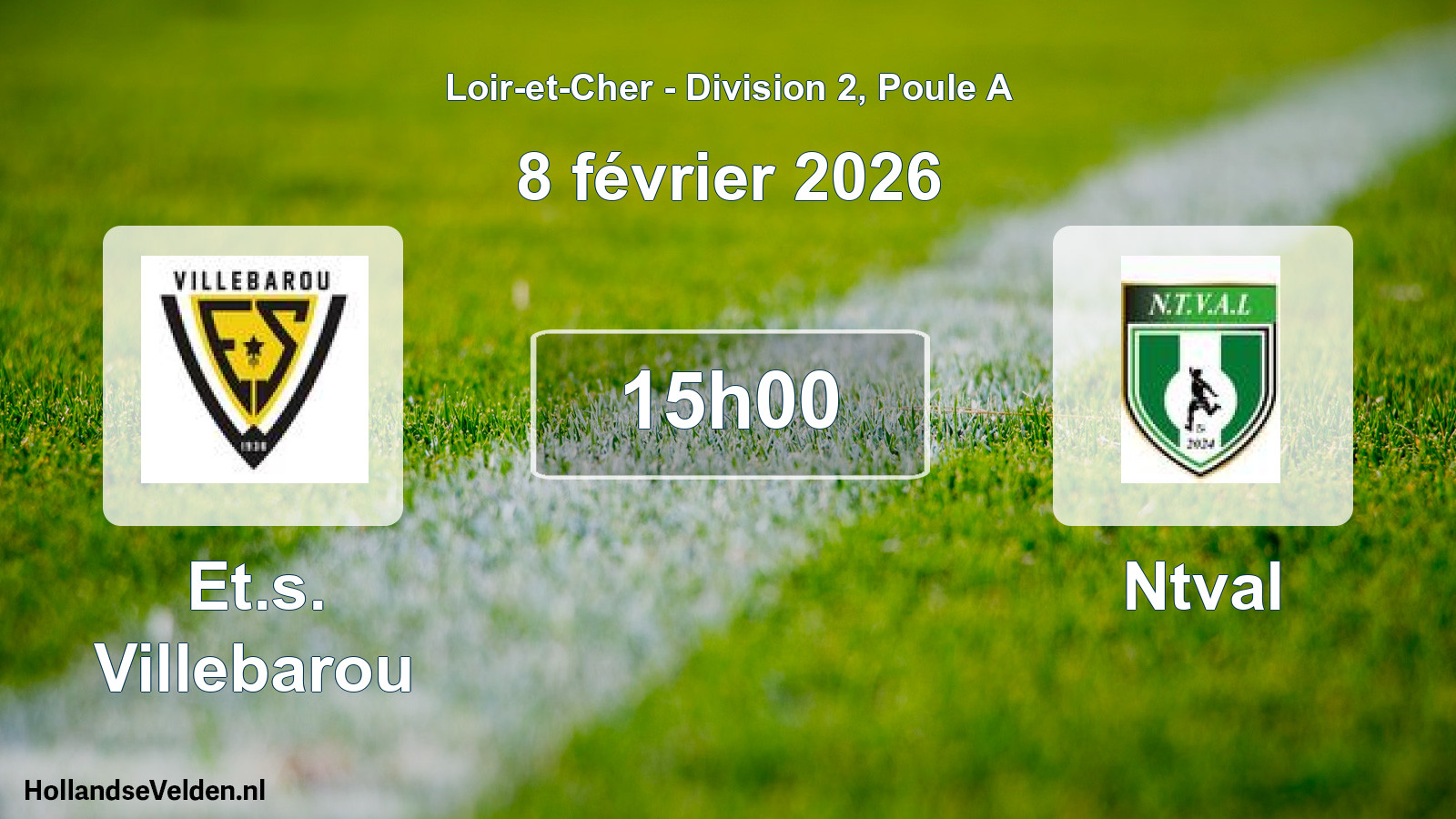 Scheduled Match: Et.s. Villebarou - Ntval (8 February 2026)