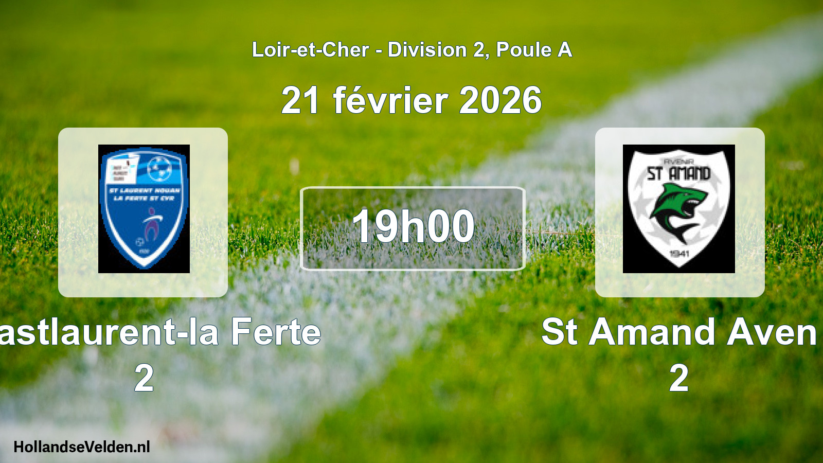 Geplande wedstrijd: Castlaurent-la Ferte 2 - St Amand Aven 2 (21 février 2026)