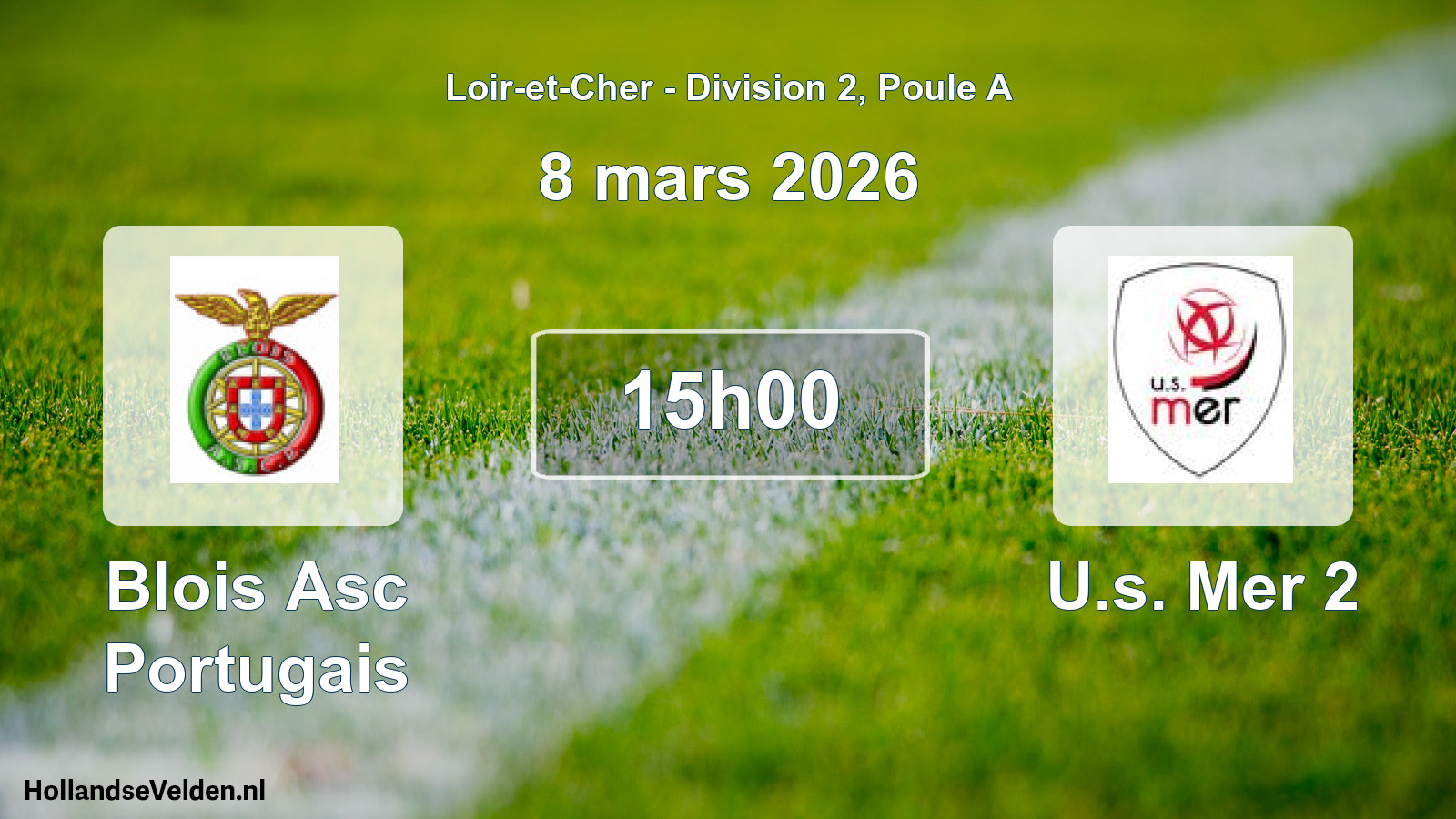 Scheduled Match: Blois Asc Portugais - U.s. Mer 2 (8 March 2026)