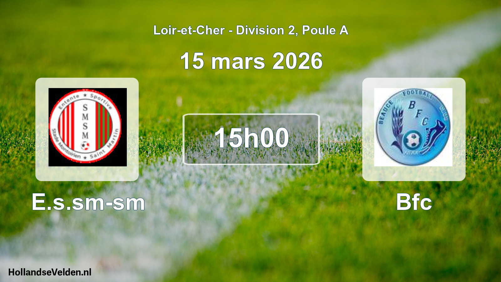 Scheduled Match: E.s.sm-sm - Bfc (15 March 2026)