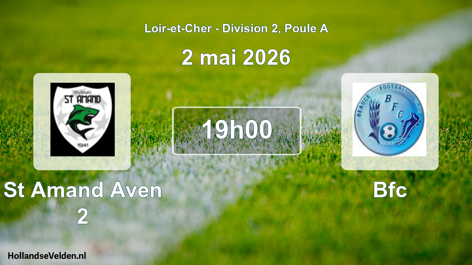 Scheduled Match: St Amand Aven 2 - Bfc (2 May 2026)