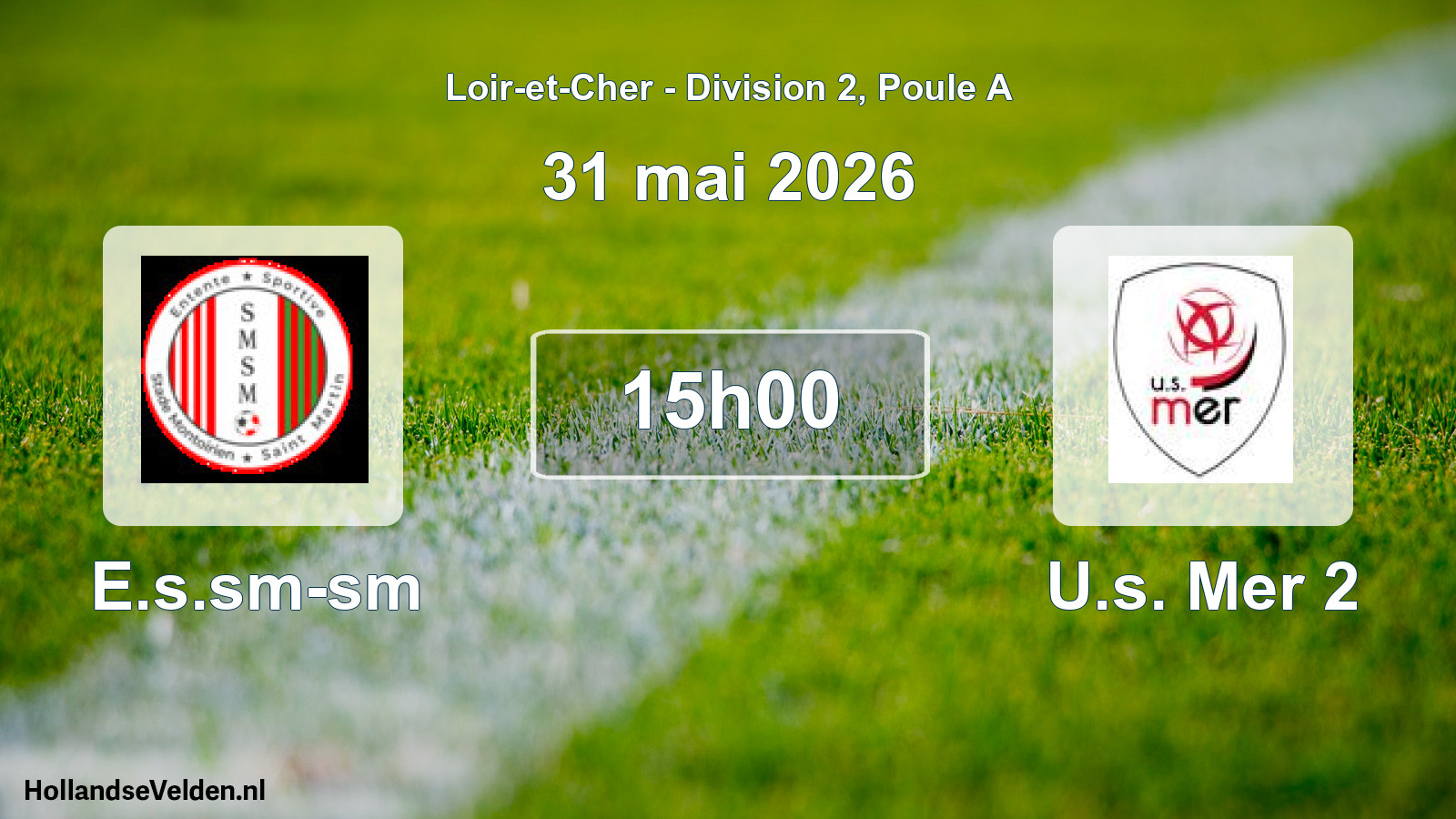 Scheduled Match: E.s.sm-sm - U.s. Mer 2 (31 May 2026)