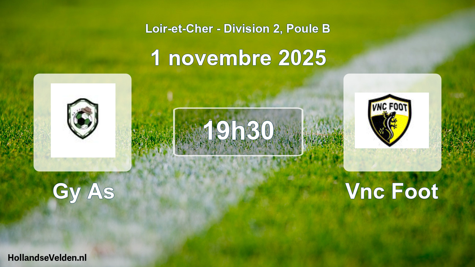 Geplande wedstrijd: Gy As - Vnc Foot (1 november 2025)