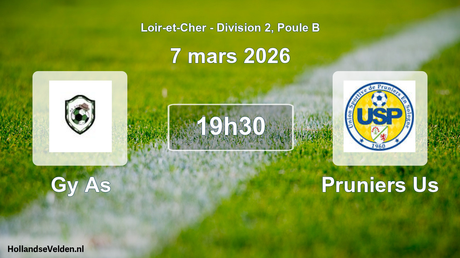 Scheduled Match: Gy As - Pruniers Us (7 March 2026)