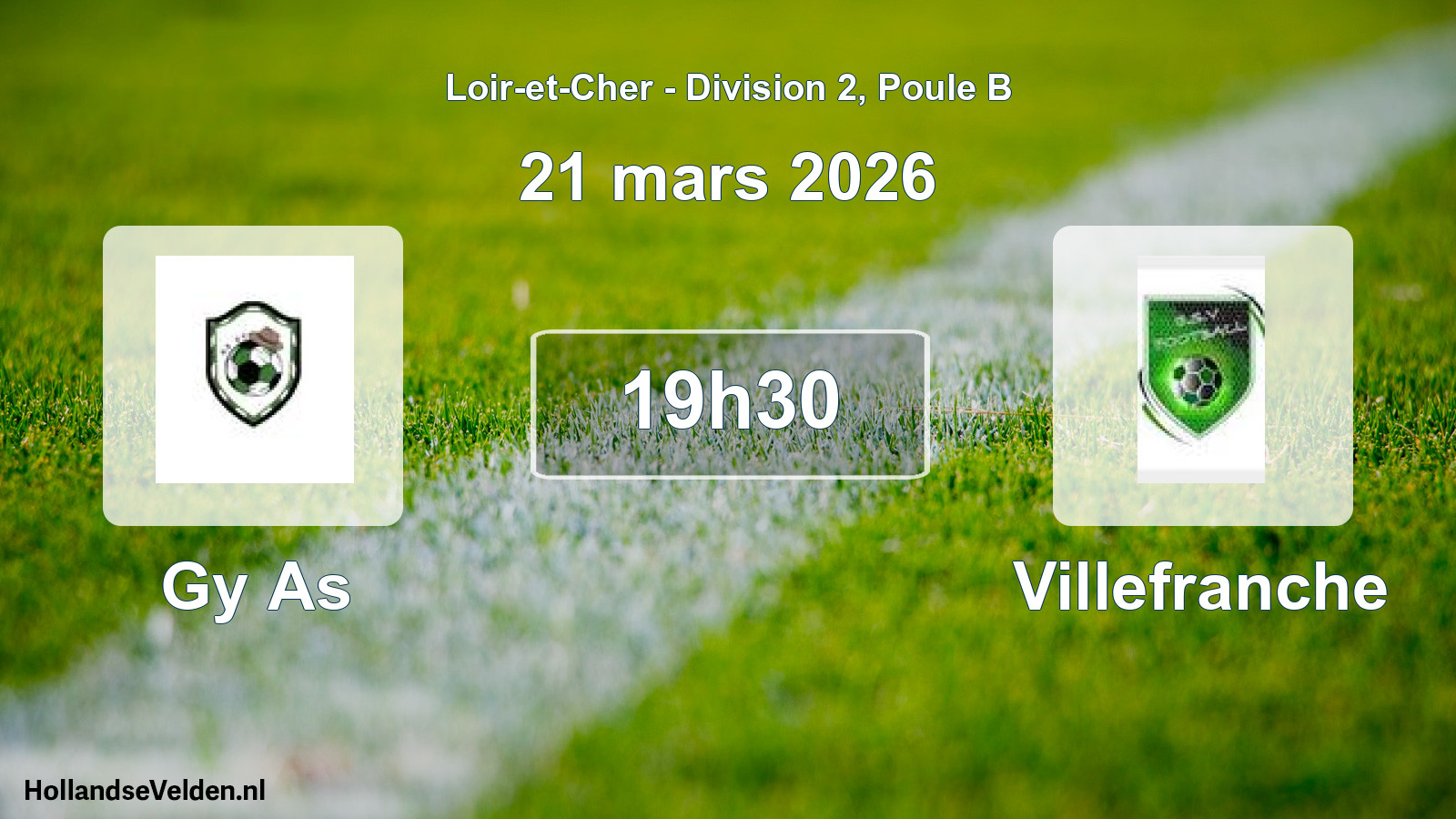 Geplande wedstrijd: Gy As - Villefranche (21 mars 2026)
