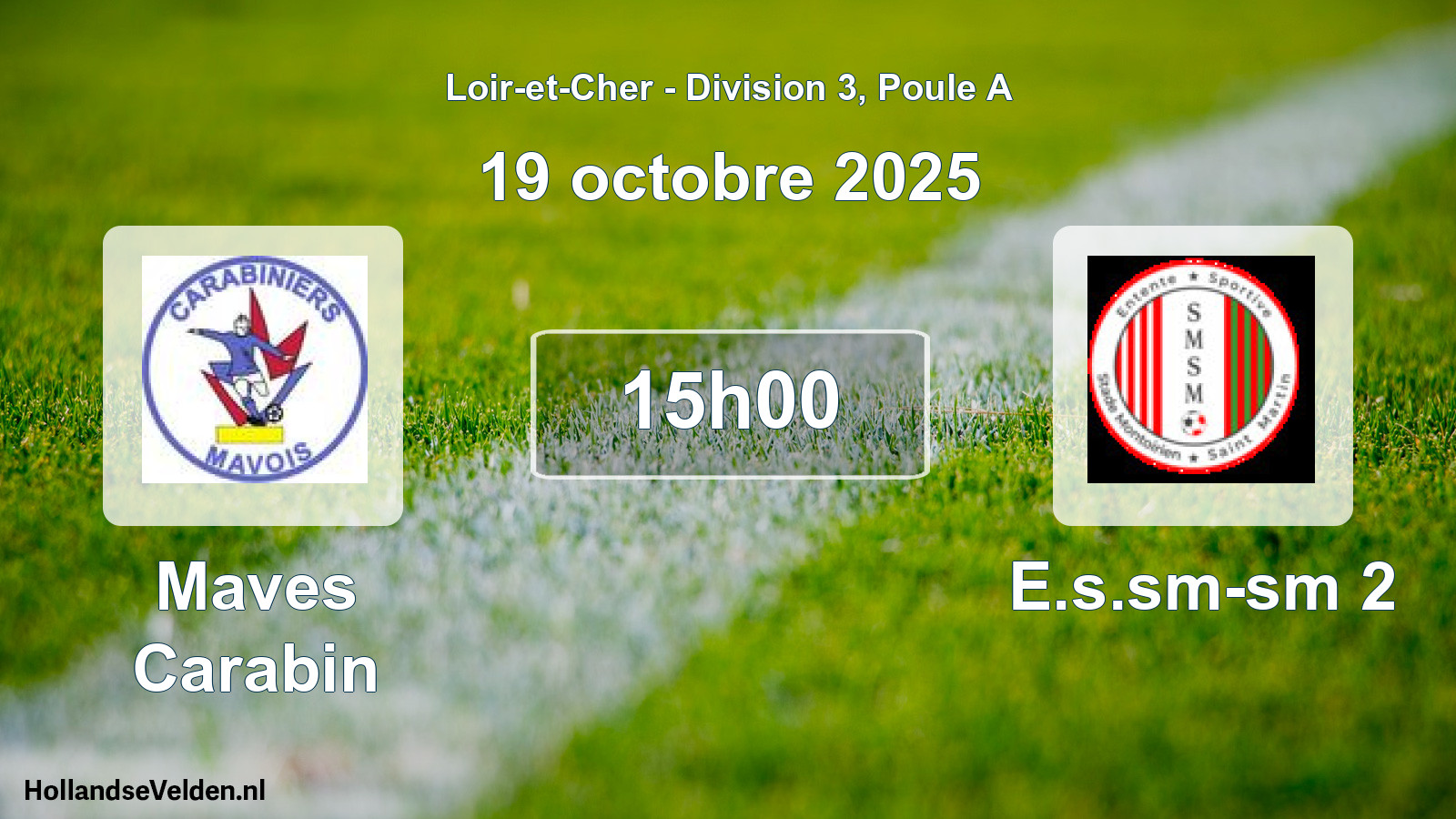 Scheduled Match: Maves Carabin - E.s.sm-sm 2 (19 October 2025)