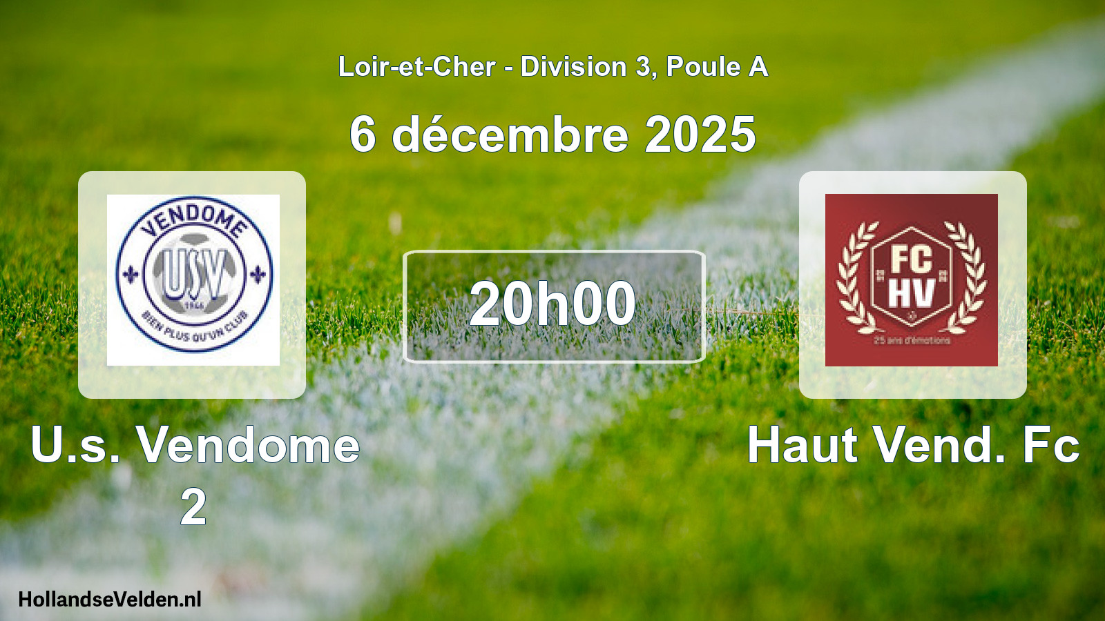 Scheduled Match: U.s. Vendome 2 - Haut Vend. Fc (6 December 2025)