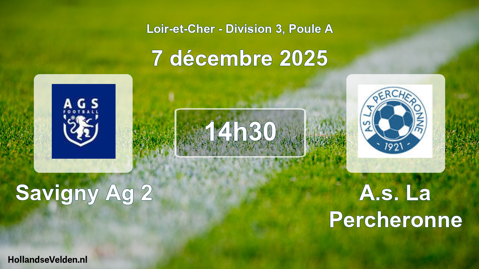 Scheduled Match: Savigny Ag 2 - A.s. La Percheronne (7 December 2025)