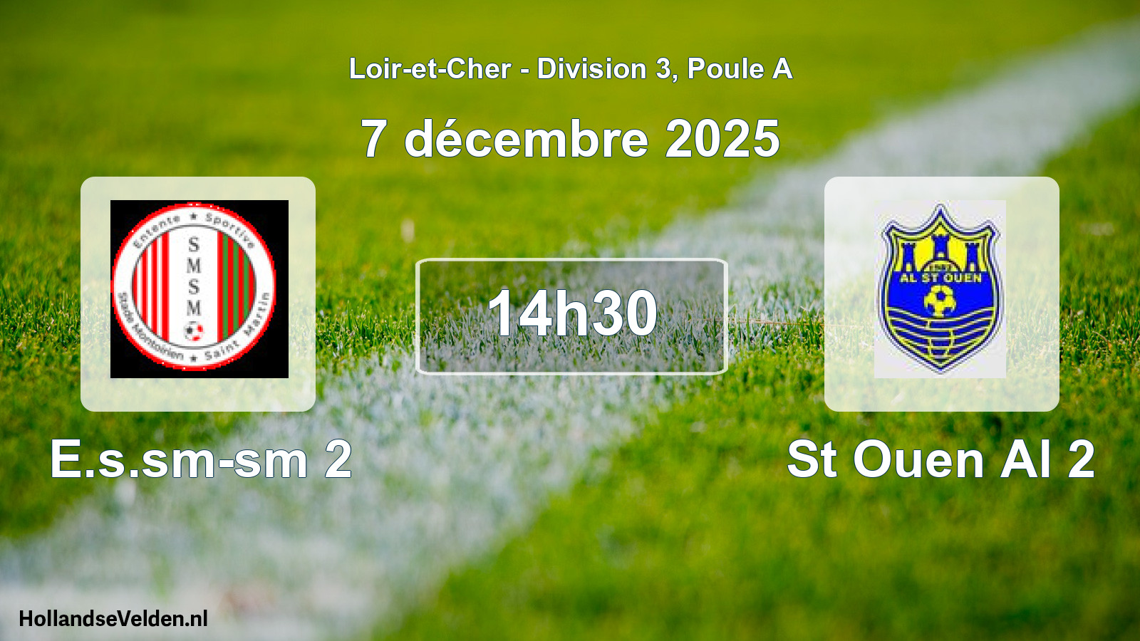 Scheduled Match: E.s.sm-sm 2 - St Ouen Al 2 (7 December 2025)