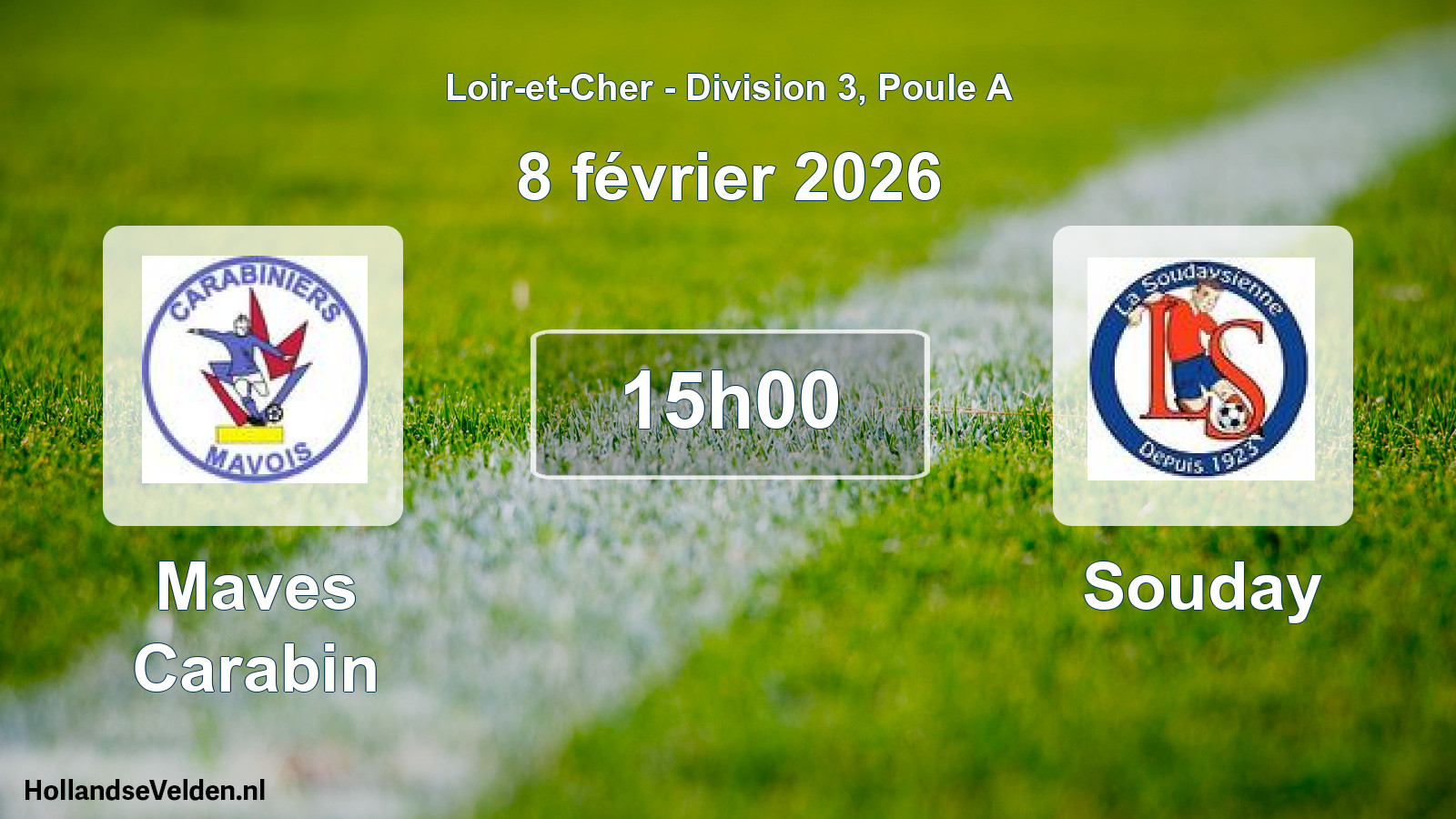 Scheduled Match: Maves Carabin - Souday (8 February 2026)