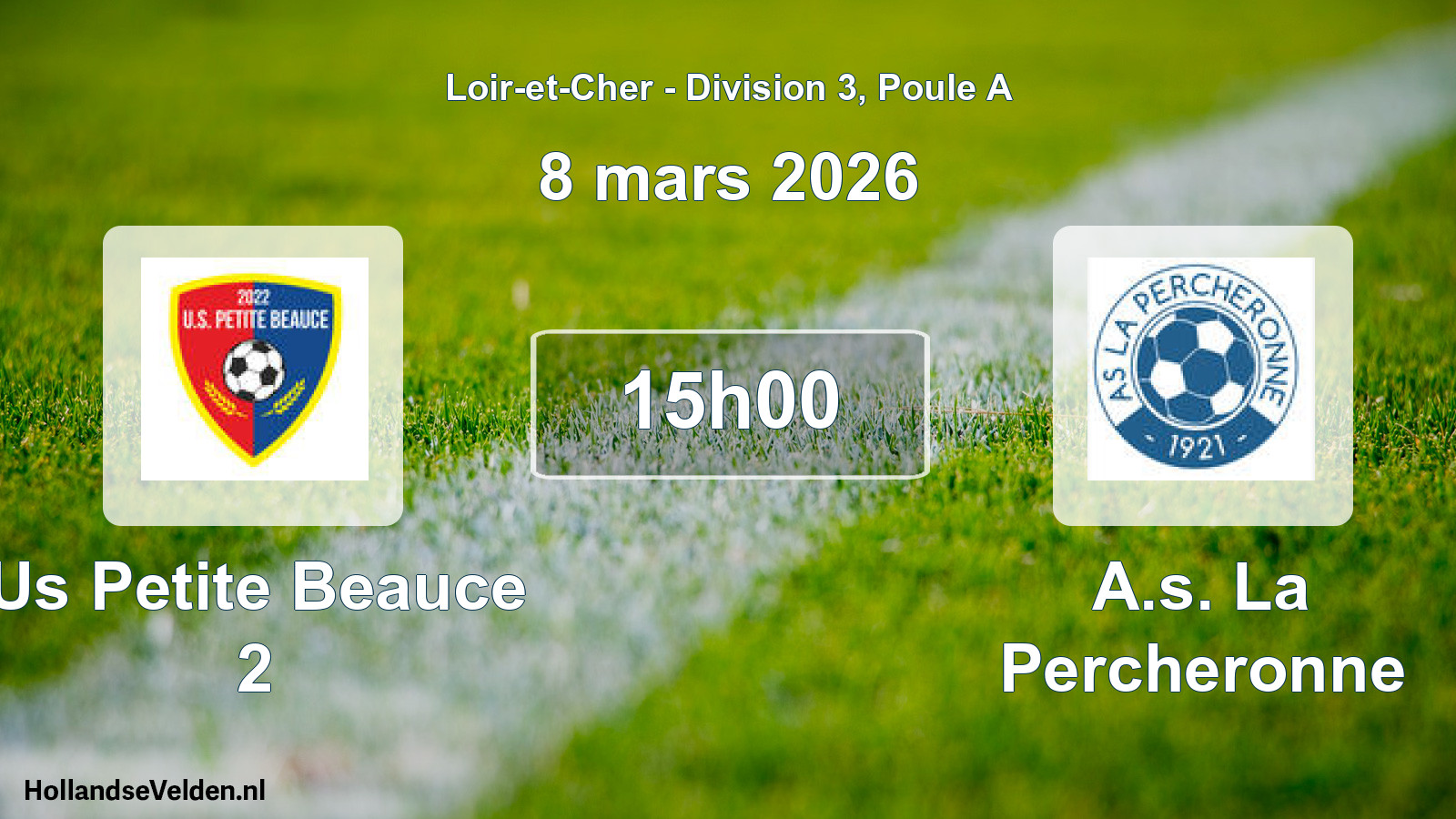 Scheduled Match: Us Petite Beauce 2 - A.s. La Percheronne (8 March 2026)