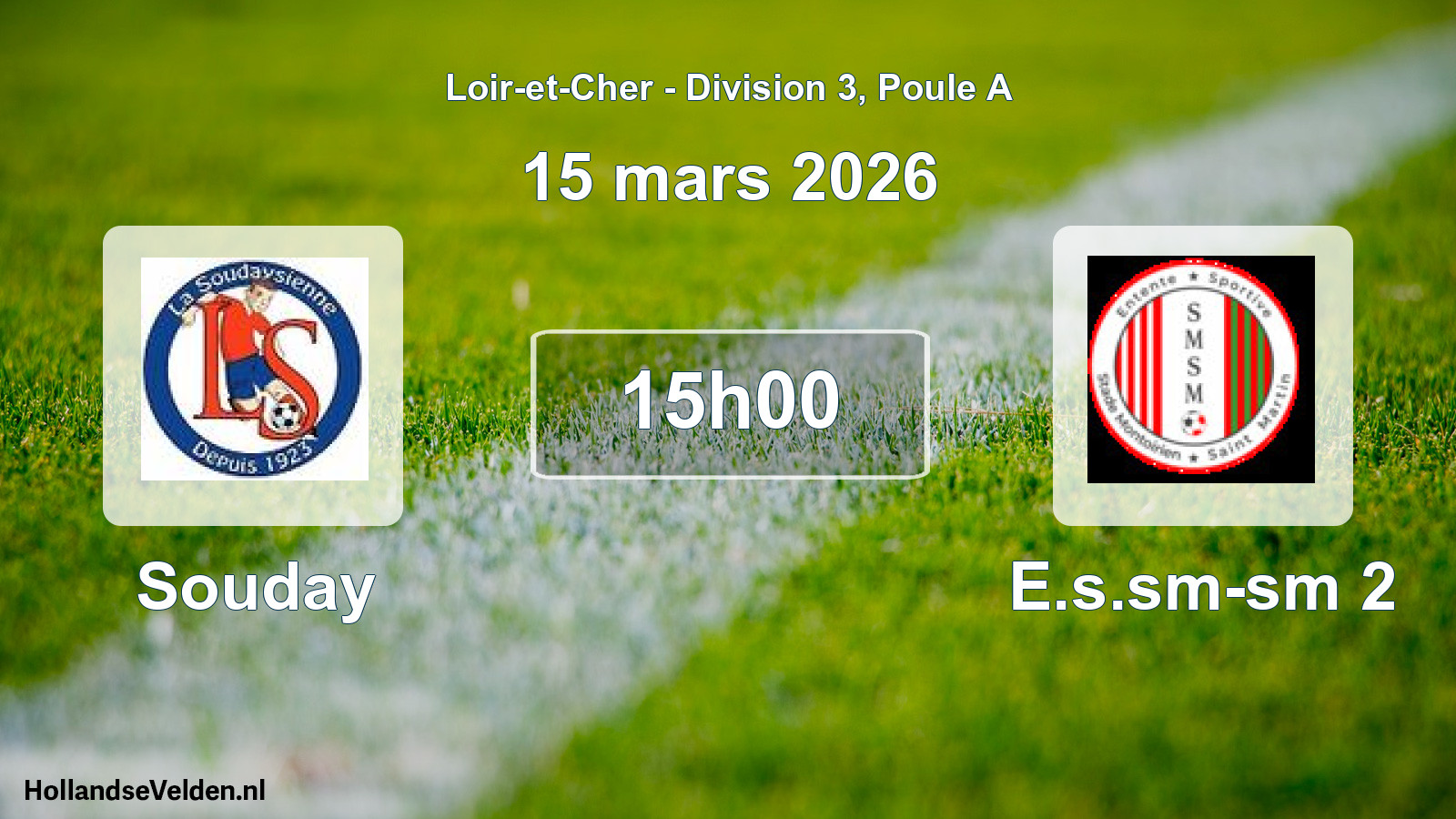 Scheduled Match: Souday - E.s.sm-sm 2 (15 March 2026)