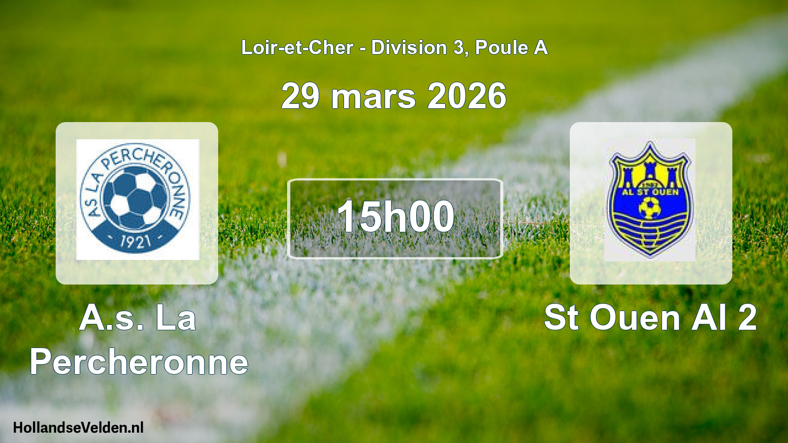 Scheduled Match: A.s. La Percheronne - St Ouen Al 2 (29 March 2026)