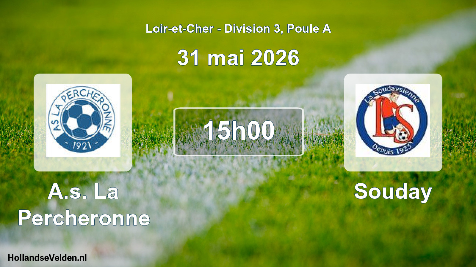 Scheduled Match: A.s. La Percheronne - Souday (31 May 2026)