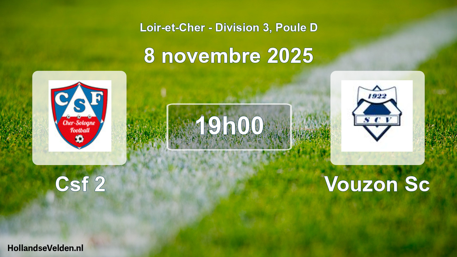 Geplande wedstrijd: Csf 2 - Vouzon Sc (8 novembre 2025)