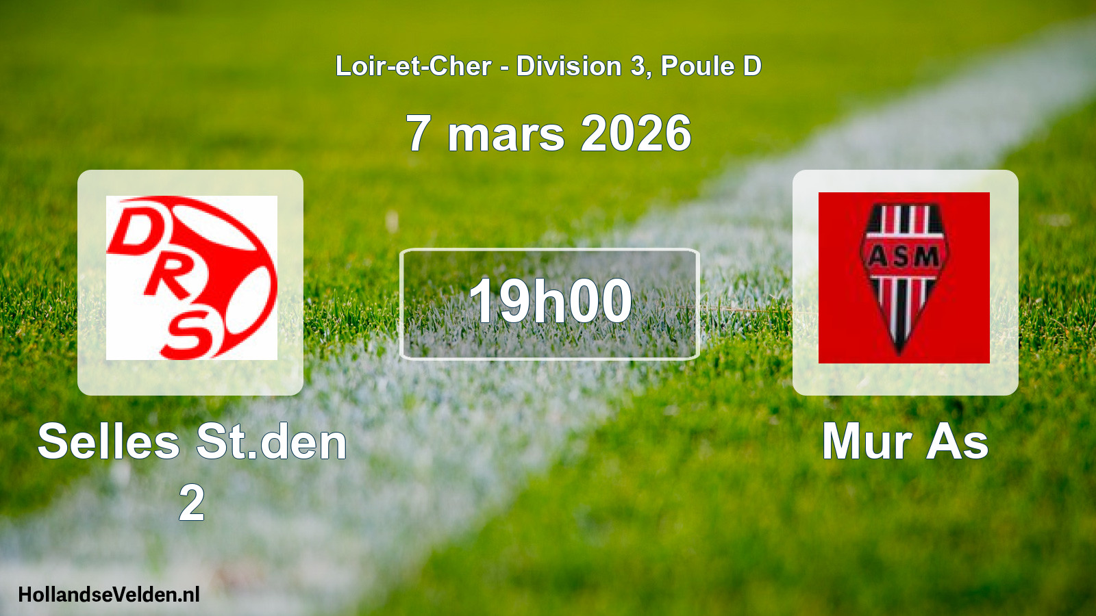 Scheduled Match: Selles St.den 2 - Mur As (7 March 2026)