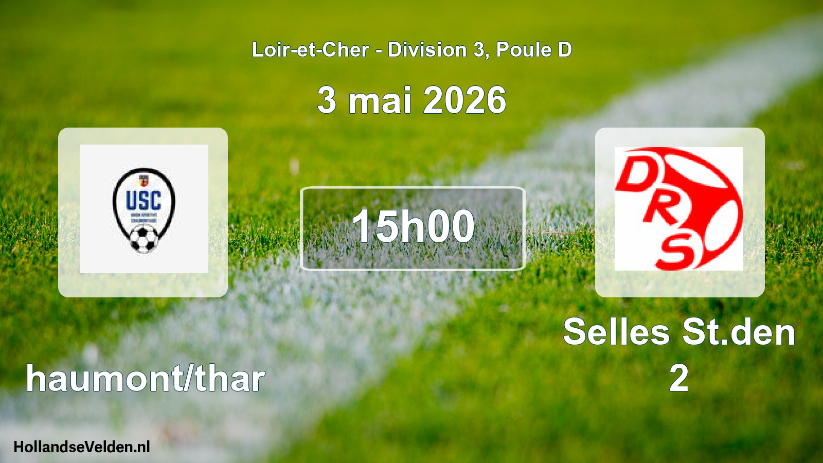 Scheduled Match: Chaumont/thar - Selles St.den 2 (3 May 2026)